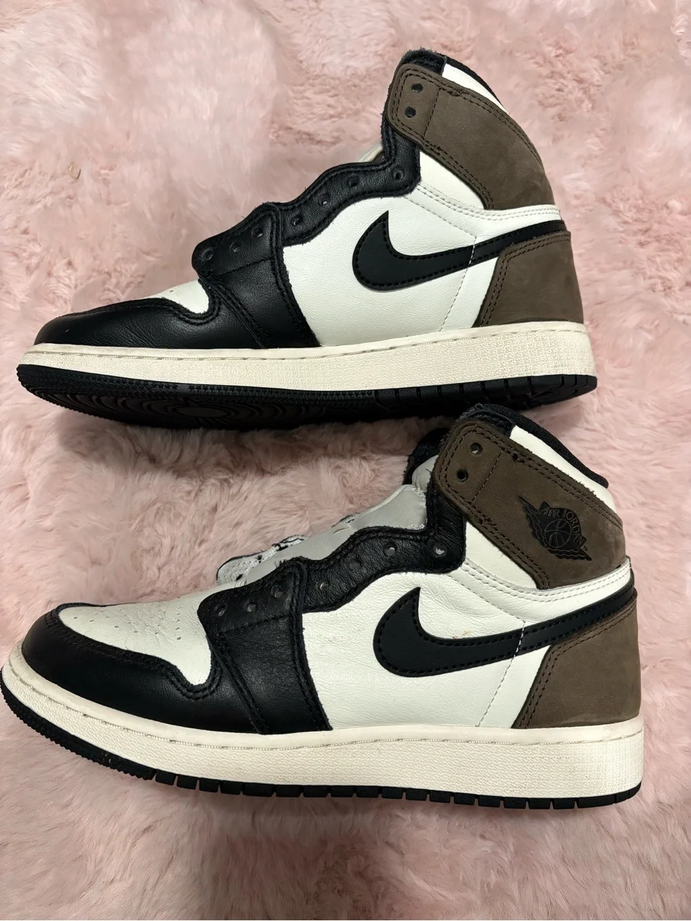 Nike Air Jordan 1 High Black White Brown - Men's Sneakers